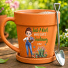 Custom Plant Pot Ceramic Mug - Personalized Garden Gifts For Gardeners - Seeds Of Love, Flowers Of Joy - Flower Pot Mug