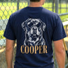 Custom Photo Unisex T-shirt - Personalized Father's Day Birthday Gifts For Dog Cat Lovers, Dog Dad And Mom, Cat Owners - Rescued By My Fur Baby