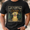 Custom Unisex T-shirt, Hoodie - Personalized Father's Day Birthday Gifts For Dog Cat Lovers, Dog Dad, Cat Owners - Paws Make Life Legendary