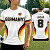 Custom Men's Germany 2026 Jersey Shirt - Personalized Birthday Gifts For Soccer Lovers, Sports Fans, Sports Lovers - Chasing Goals And Glory