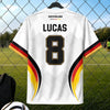 Custom Men's Germany 2026 Jersey Shirt - Personalized Birthday Gifts For Soccer Lovers, Sports Fans, Sports Lovers - Chasing Goals And Glory