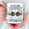 Custom 3D Inflated Effect Printed Mug - Personalized Father's Day Birthday Gifts For Son - Strong Roots Strong Bond