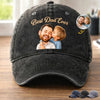 Custom Photo Cap - Personalized Father's Day Birthday Gifts For Dad, Grandpa - Thankful For Dad Every Day