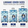 Up In The Clouds, Where I Belong - Travel Personalized Custom Luggage Cover - Summer Vacation Gift, Gift For Adventure Travel Lovers