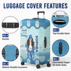 Up In The Clouds, Where I Belong - Travel Personalized Custom Luggage Cover - Summer Vacation Gift, Gift For Adventure Travel Lovers