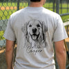 Custom Photo T-shirt - Personalized Father's Day Birthday Gifts For Dog Cat Lovers, Dog Dad And Mom, Cat Owners - Pets Make Every Day Brighter