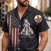 Custom Photo Unisex Tropical Hawaiian Aloha Shirt - Personalized America 250th Anniversary Father's Day Gifts For Dad, Grandpa - Built On Freedom And Family