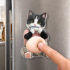 Custom Photo Squishy Acrylic Fridge Magnet – Personalized Birthday Gifts For Dog Cat Lovers, Dog Dad And Mom, Cat Owners - Behold The Glorious Roundness