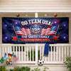 Custom USA 2026 Outdoor Banner - Personalized Birthday Gifts For Soccer Lovers, Sports Fans, Sports Lovers - Chasing The Ultimate Goal