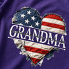 Custom T-shirt, Premium T-shirt, Hoodie - Personalized 4th Of July Gifts For Mom, Grandma - Blessed With Generations Of Love