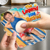 Custom Photo Dad Bod Belly Squishy Acrylic Fridge Magnet – Personalized Father's Day Funny Gifts For Dad, Grandpa – The Legend Has Retired