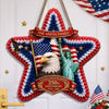 Custom Wood Sign - Personalized America 250th Anniversary Gifts For Mom, Dad, Brother, Sister, Kids - Land Of Liberty, Heart Of Home