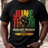 Custom T-shirt, Hoodie – Personalized Juneteenth Gifts For Men, Women – Celebrating Freedom, Honoring Heritage