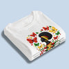 Custom T-shirt, Hoodie – Personalized Juneteenth Gifts For Women – This Melanin Queen Stands For Freedom