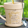 Custom Plant Pot Ceramic Mug - Personalized Birthday Garden Gifts For Gardeners, Daughter - Your Growth Is My Joy