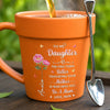 Custom Plant Pot Ceramic Mug - Personalized Birthday Garden Gifts For Gardeners, Daughter - Bloomed With Love