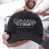Custom Vintage Washed Denim Baseball Cap - Personalized Father's Day Birthday Gifts For Dad, Grandpa, Family, Yourself - Dad Makes Every Day Better