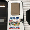 Custom RV Decal - Personalized America 250th Anniversary, Camping Gifts for Campers, Husband And Wife, Dog Lovers - Furry Camping Crew