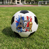 Custom World Football Soccer Ball - Personalized Birthday Gifts For Football Lovers, Sports Fans, Sports Lovers - My Lucky Number, My Nation