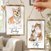 Custom Photo Frame Ornament - Personalized Pet Memorial Sympathy Gifts For Dogs, Cats - Forever Loved Forever Missed