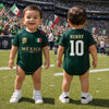 Custom Mexico World Football Baby Jersey Bodysuit
- Personalized Baby Shower, Gender Reveal Gifts For New Moms, New Dads, Football Lovers - The Team's Youngest MVP