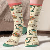 Custom Crew Socks - Personalized Bookish Gifts For Book Lovers, Bookworms, Readers - I'd Rather Be Reading