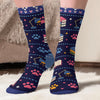 Custom Crew Socks - Personalized Bookish Gifts For Book Lovers, Bookworms, Readers, Dog Lovers, Dog Mom - Read More, Worry Less