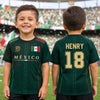 Custom Mexico World Football Youth Soccer Jersey - Personalized Birthday Gifts For Kids, Football Lovers, Sports Fans, Sports Lovers - Watch Out, Goalkeeper