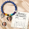 Custom Photo Rainbow Bridge Bracelet - Personalized Memorial Sympathy Gifts For Loss Of Mom, Dad - Loved Always Remembered Forever