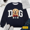 Proud Dog Mom - Personalized Custom Unisex Ugly Christmas Sweatshirt, Wool Sweatshirt, All-Over-Print Sweatshirt - Gift For Dog Lovers, Pet Lovers, Christmas Gift