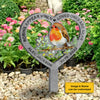 Robins Appear When Loved Ones Are Near - Personalized Custom Acrylic Garden Stake