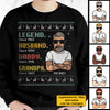 Legend Husband Daddy Grandpa - Personalized T-shirt, Hoodie, Unisex Sweatshirt