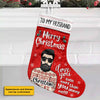 To My Husband - I Love You Even More Than You Annoy Me - Personalized Christmas Stocking