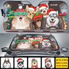 Santa Paws Is Coming To Town - Personalized Dog Auto Sun Shade