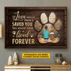 Sometimes A Very Special Dog Enters Our Lives - Personalized Horizontal Poster - Gift For Pet Lovers