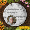 The Memories Will Last Throughout The Years - Personalized Memorial Stone, Human Grave Marker - Upload Image, Memorial Gift, Sympathy Gift