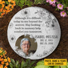Looking Back In Memory Help Comfort You Tomorrow - Personalized Memorial Stone, Human Grave Marker - Upload Image, Memorial Gift, Sympathy Gift