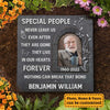 Special People Never Leave Us Even After They Are Gone - Personalized Memorial Stone, Human Grave Marker - Upload Image, Memorial Gift, Sympathy Gift