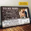 The Day I Met You I Found My Missing Piece - Upload Image, Personalized Horizontal Poster