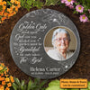 The Golden Gate Stood Open - Personalized Memorial Stone, Human Grave Marker - Upload Image, Memorial Gift, Sympathy Gift