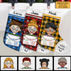 Santa's Favorite Kid - Happy Christmas - Personalized Christmas Stocking