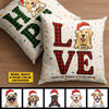 Hope, Joy, Love And Peace - Personalized Pillow Case