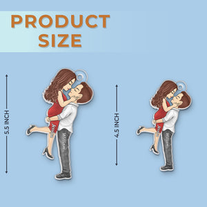 C'est joyeux quand on est ensemble - Ornement personnalisé pour couple - Forme personnalisée en acrylique - Cadeau de Noël pour mari et femme, anniversaire, LGBTQ+