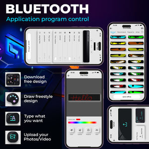 Illuminez votre voyage, bannière lumineuse LED pour voiture - Cadeau pour les membres de la famille, les meilleurs amis, les meilleurs amis, le mari et la femme