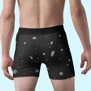 Custom Photo Jingle My Bells - Funny Personalized Custom Boxer Briefs, Men's Boxers - Christmas Gift For Boyfriend, Husband, Anniversary