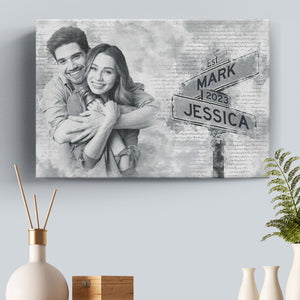 Custom Photo Be Lovers But Be Best Friends Too - Couple Personalized Custom Horizontal Canvas - Gift For Husband Wife, Anniversary