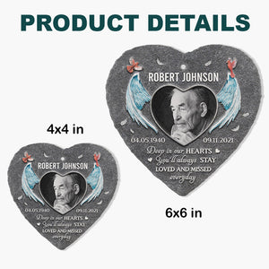 Custom Photo You Will Always Be Loved - Memorial Personalized Memorial Garden Slate & Hook - Sympathy Gift, Gift For Family Members