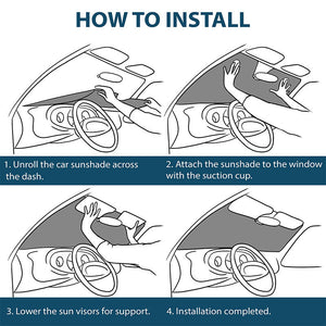 Custom Photo Have Fun Together - Cat Personalized Custom Auto Windshield Sunshade, Car Window Protector - Gift For Pet Owners, Pet Lovers