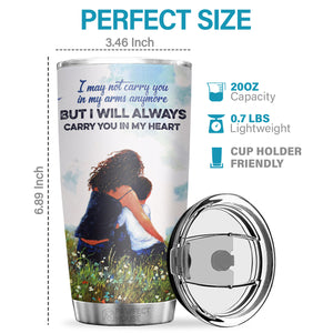 Life Isn't About Waiting For The Storm To Pass It's About Learning To Dance In The Rain - Tumbler - To My Son, Gift For Son, Son Gift From Mom, Birthday Gift For Son