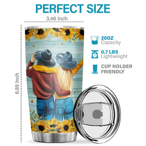 Pawfect House 20oz Tumbler - Thank You For Standing By My Side - Stainless Steel Insulated Tumbler Cute Tumbler For Best Friend Birthday Christmas Best Friends Wedding Matching Couples Stuff For BFF